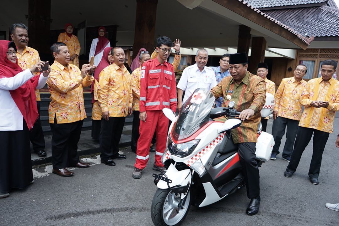  Pemkot Magelang Berikan Sepeda Motor ke PMI Kota Magelang 