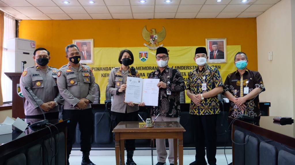 PEMKOT DAN POLRES MAGELANG KOTA JALIN KERJASAMA BIDANG PEMBANGUNAN DAN PELAYANAN MASYARAKAT