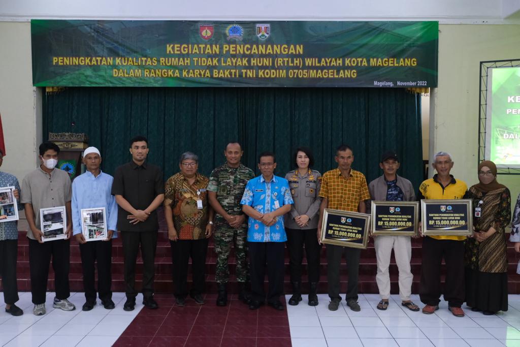 PEMKOT DAN KODIM 0705 MAGELANG SINERGI SUKSESKAN PROGRAM REHAB RTLH