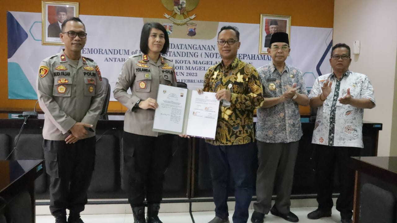 KUATKAN SINERGI, PEMKOT DAN POLRES MAGELANG KOTA JALIN KERJA SAMA