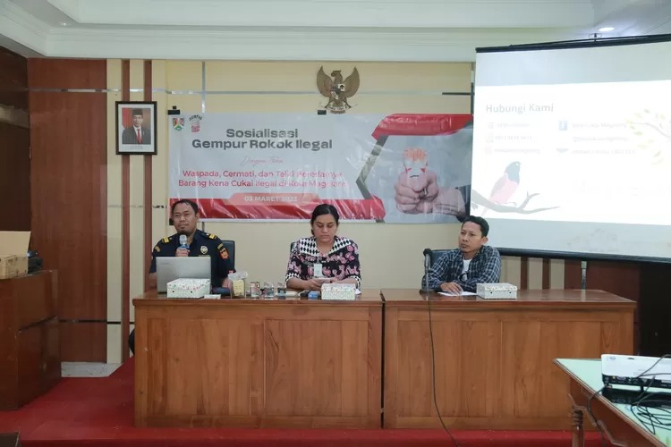 PEMKOT MAGELANG AJAK KURIR AWASI PEREDARAN ROKOK ILEGAL