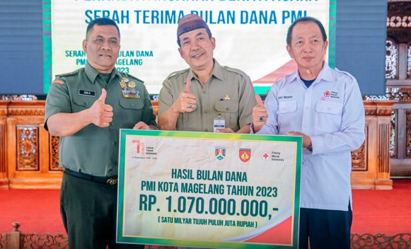 BULAN DANA PMI KOTA MAGELANG 2023 TERKUMPUL LEBIH DARI 1 MILIAR RUPIAH