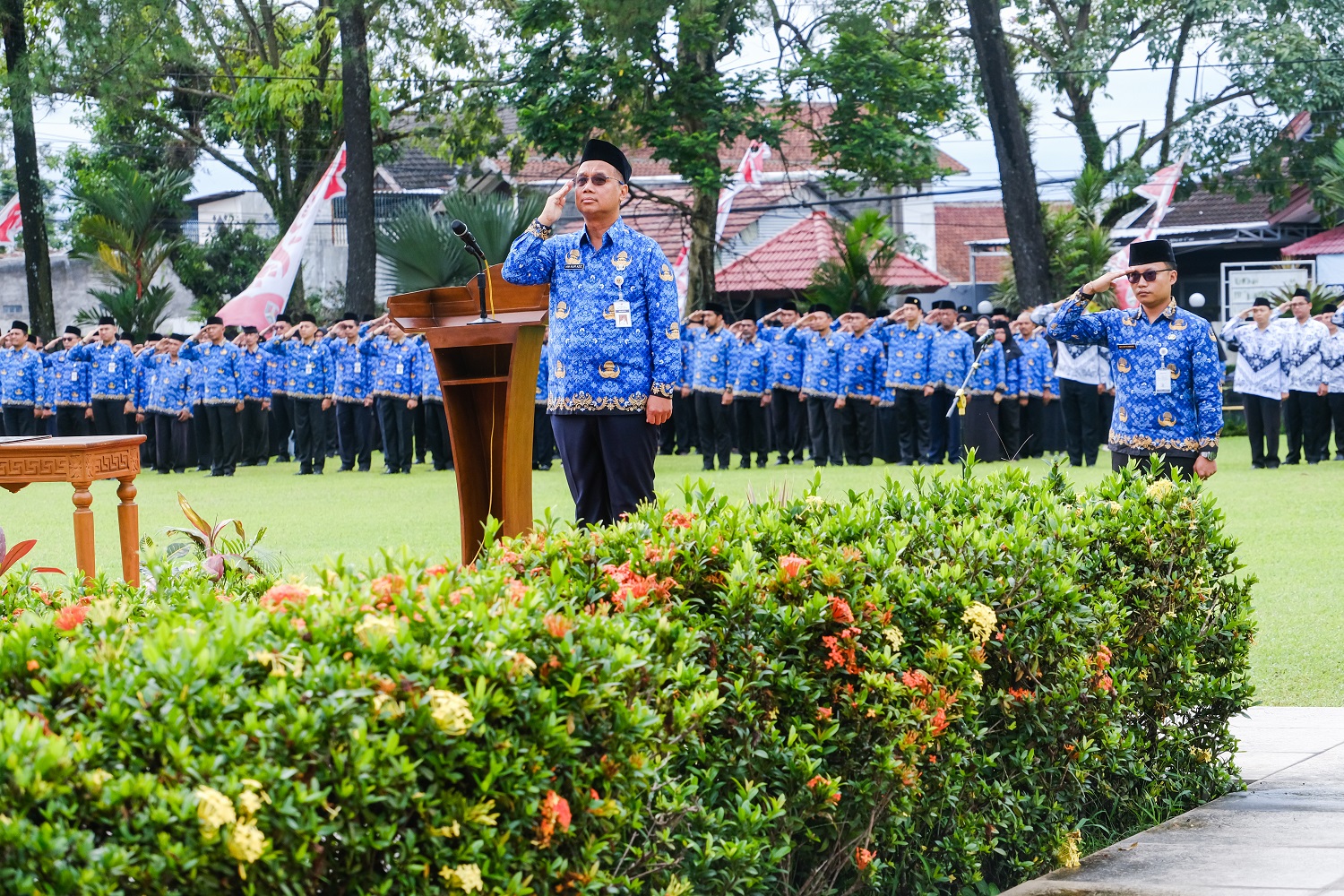 Pemkot Magelang Gelar Upacara Hari Korpri, Hari Guru Nasional dan PGRI Tahun 2024