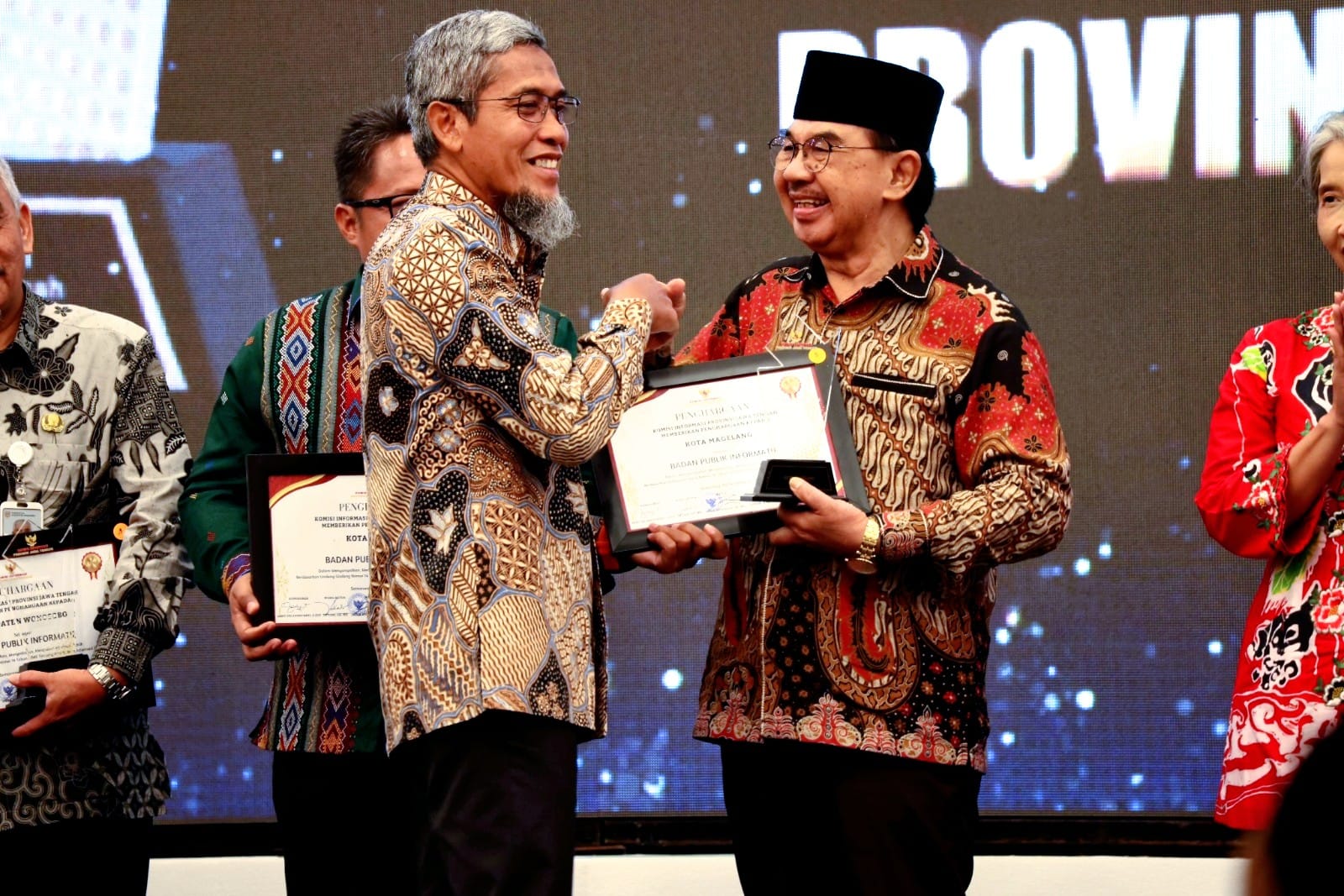 Kota Magelang raih Penghargaan KIP Jateng Award 2024 dan masuk dalam lima besar Kabupaten/Kota se- Jawa Tengah