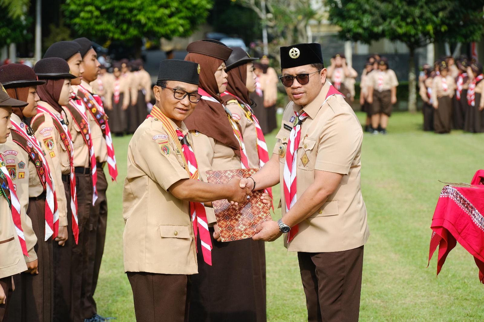 Hari Pramuka ke-64, Kwarcab Kota Magelang Gelar Upacara dan Lepas Kontingen Raimuna