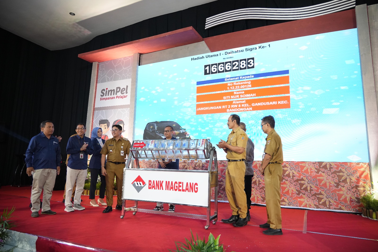 Semarak Undian, Bank Magelang Dukung Literasi Keuangan Masyarakat