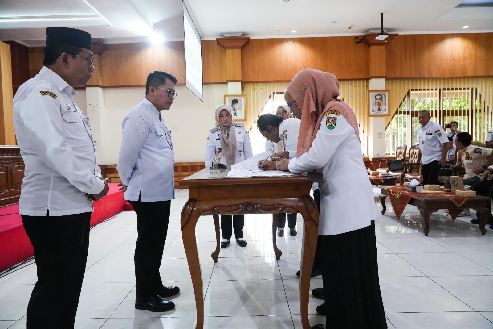 Pemkot Magelang Teken Perjanjian Kerja Sama Pemanfaatan Data Kependudukan