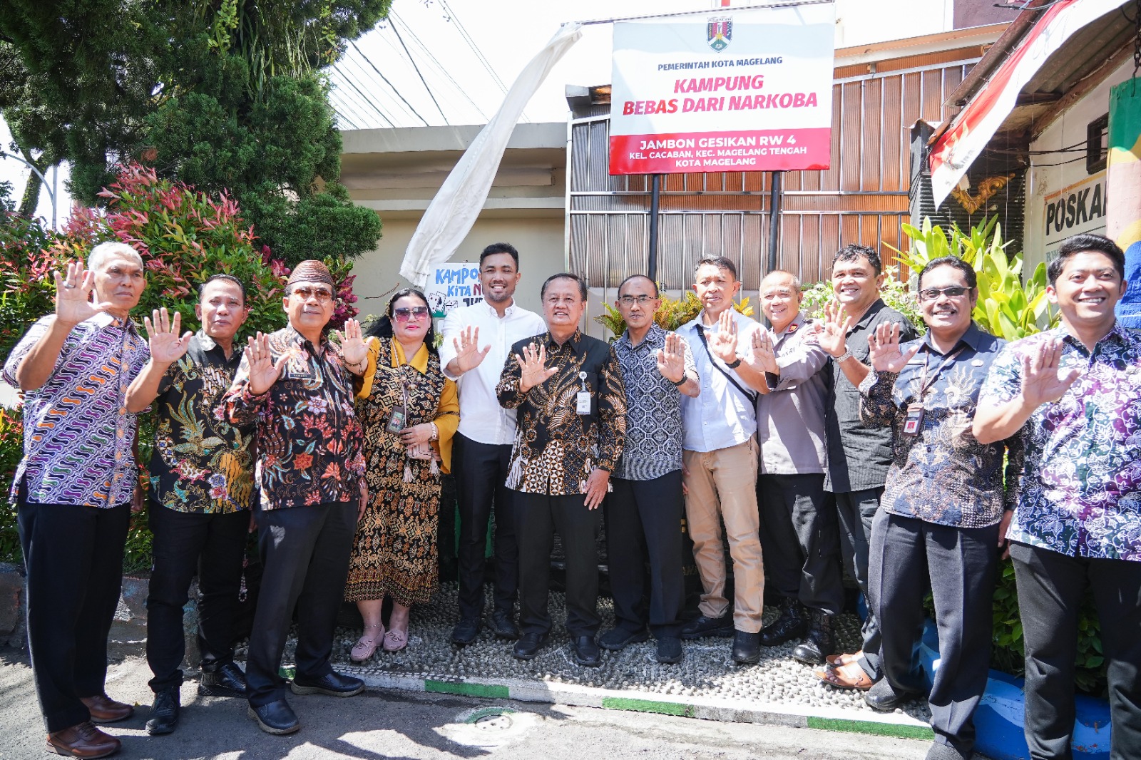 Jambon Gesikan Jadi Kampung Bebas Narkoba ke-11 di Kota Magelang 