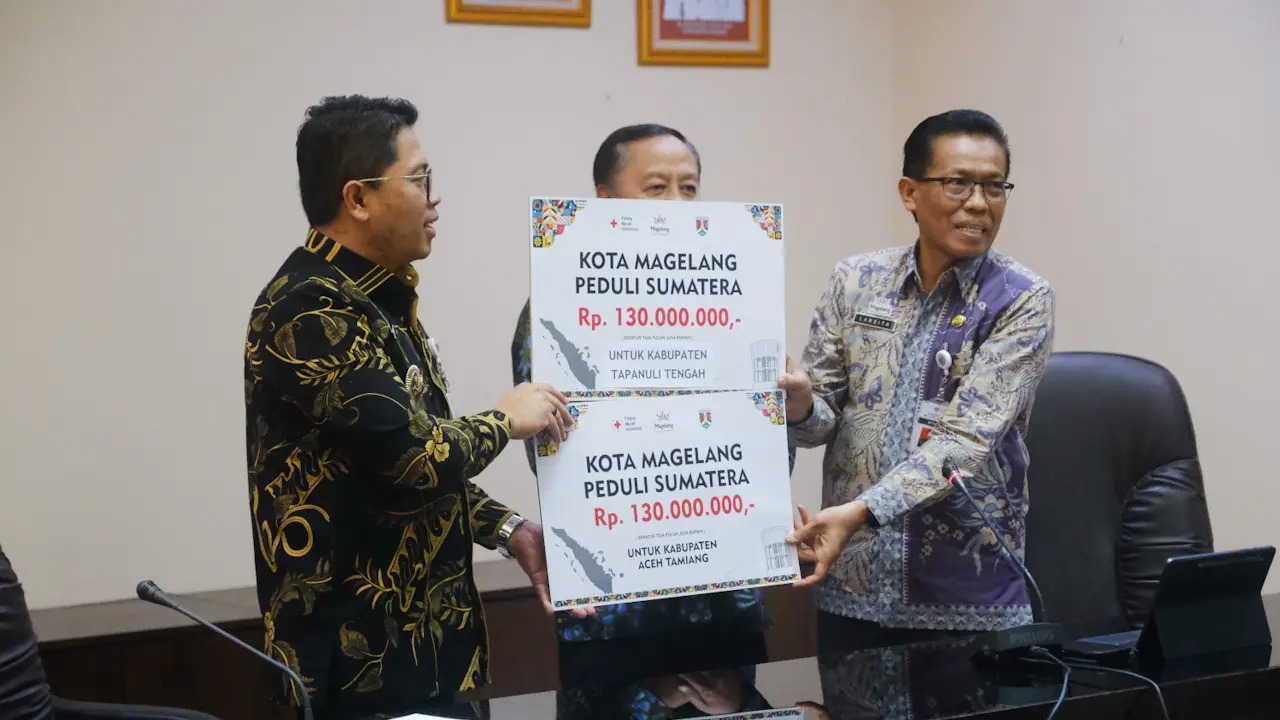 Pemkot Magelang Salurkan Bantuan Rp260 Juta untuk Korban Banjir di Tapanuli Tengah dan Aceh Tamiang
