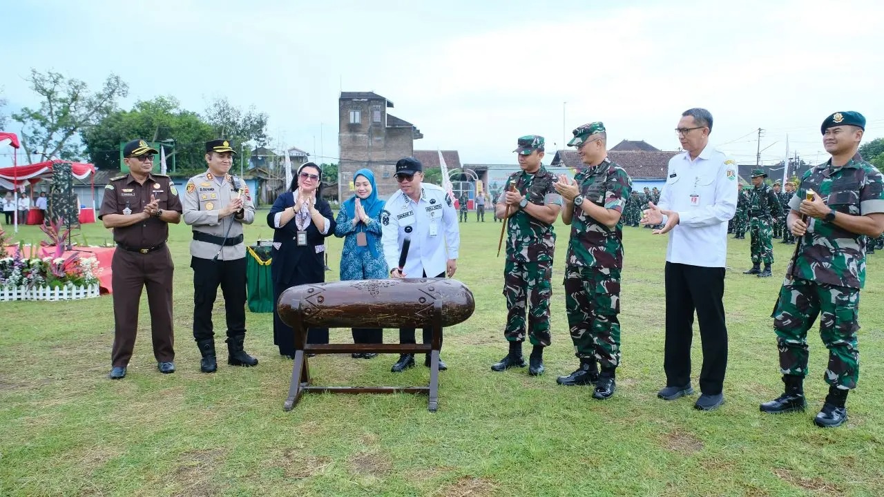 Wali Kota Magelang Buka TMMD Sengkuyung Tahap II  Tahun 2026 dan Canangkan BBGRM