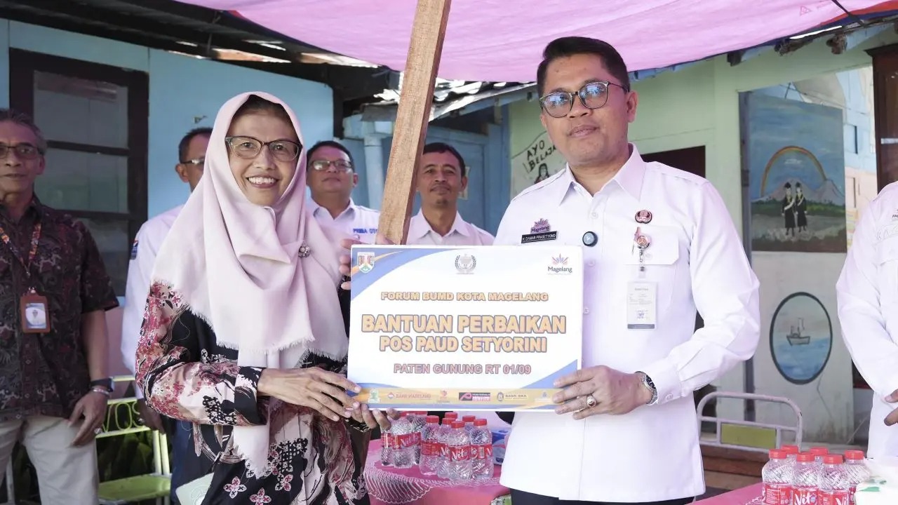 Kondisi Membahayakan, Pemkot Magelang Bergerak Perbaiki PAUD Setyo Rini