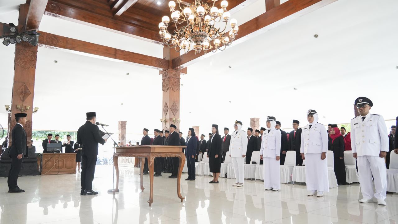 72 Pejabat Manajerial Dilantik, Wali Kota Magelang Tekankan ASN Mengabdi Profesional