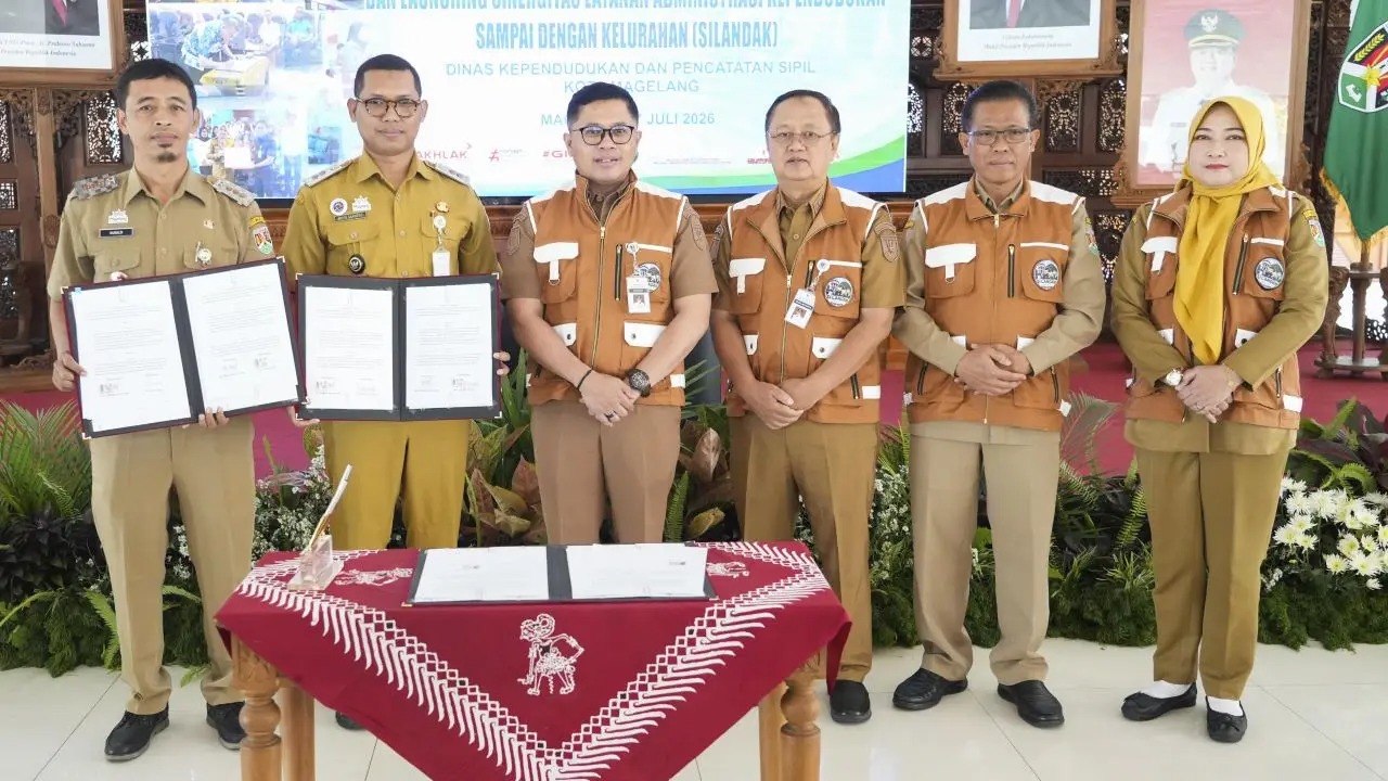 SI LANDAK Diluncurkan, Layanan Adminduk di Kota Magelang Kini Hadir hingga Kelurahan 