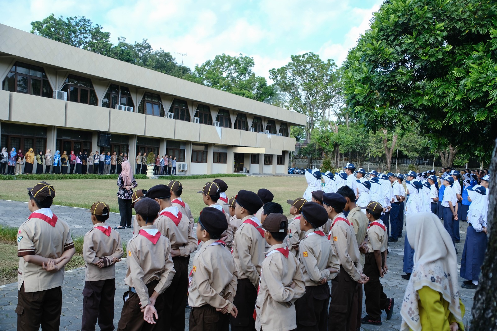 Antusias Perwakilan Pelajar Ikuti Upacara HAN Tingkat Kota Magelang 
