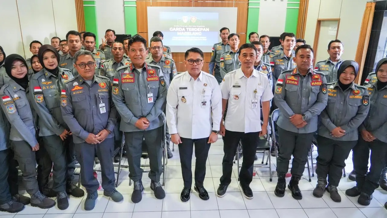 Wali Kota Magelang Minta Satlinmas Perkuat Deteksi Dini Potensi Konflik