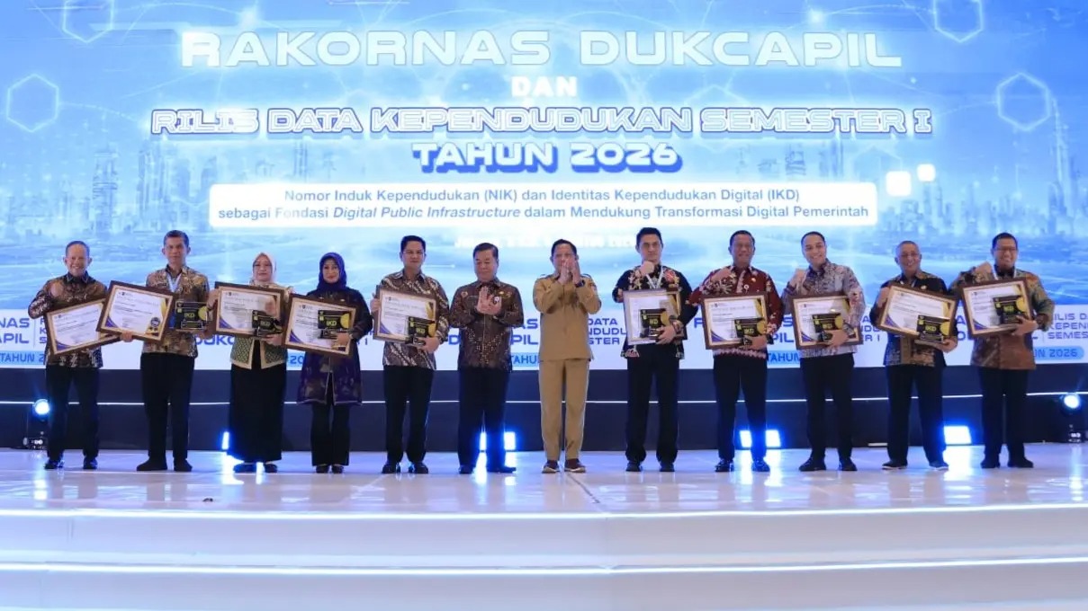 Disdukcapil Kota Magelang Raih Dukcapil Prima Award 2026, Tiga Besar Nasional Aktivasi IKD